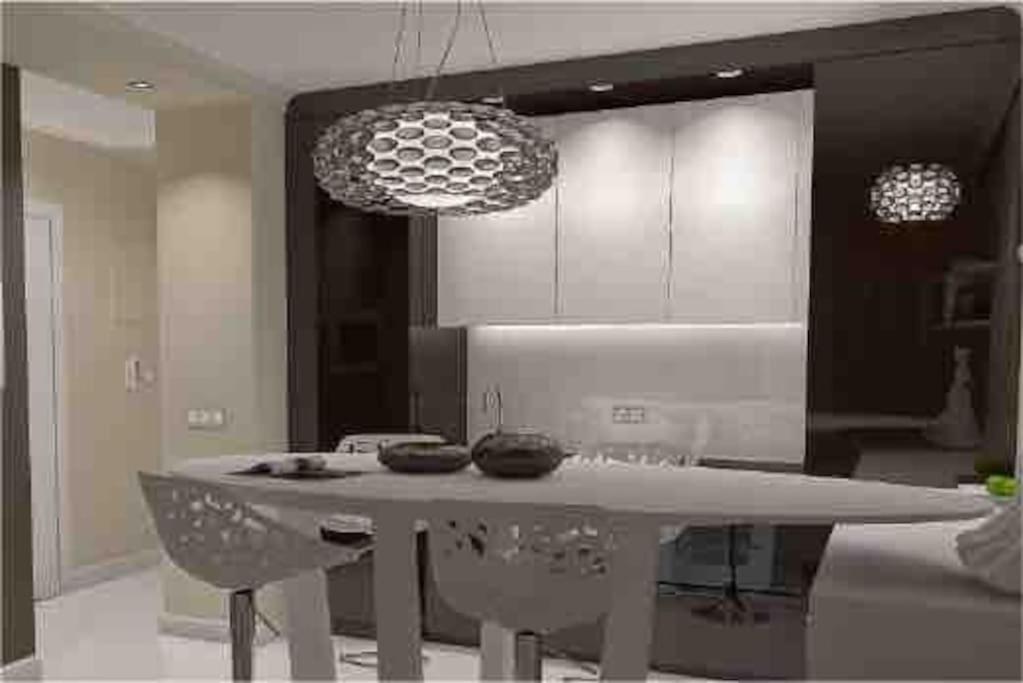 Family Modern 35m2-for Max 5 Persons Kraków